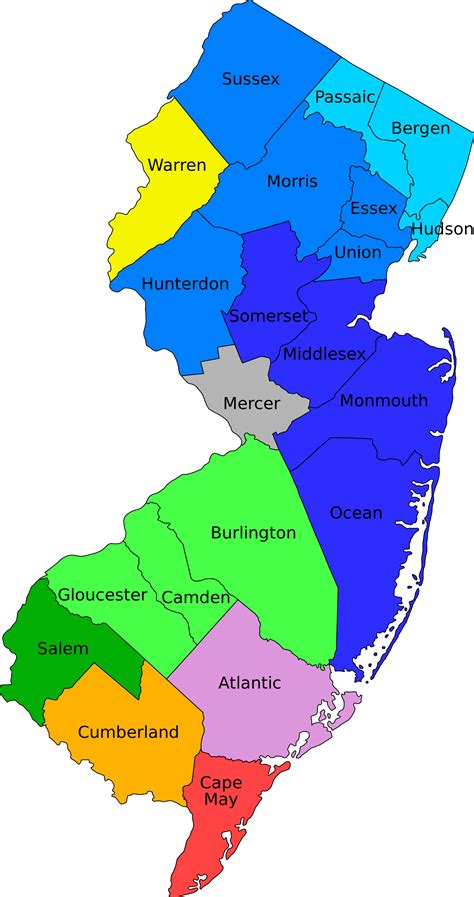 New Jersey has an area of 8,729 square miles, making it the 47th largest state. . Central nj